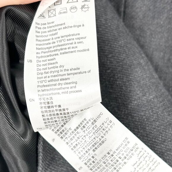 NWOT Sandro Contrasting Lapel Wool Blend Blazer Jacket - Picture 8 of 10